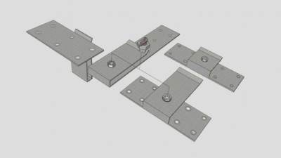 合页面板SU模型下载_sketchup草图大师SKP模型