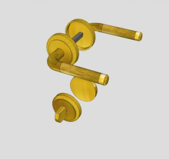 金属分体锁SU模型下载_sketchup草图大师SKP模型