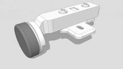 玻璃窗铰链SU模型下载_sketchup草图大师SKP模型