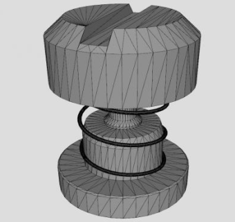 弹簧门把手SU模型下载_sketchup草图大师SKP模型