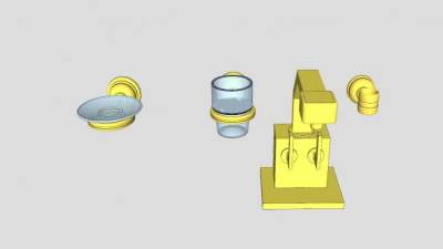 卫生间五金SU模型下载_sketchup草图大师SKP模型