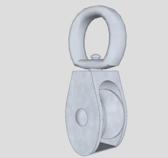 旋转滑轮SU模型下载_sketchup草图大师SKP模型