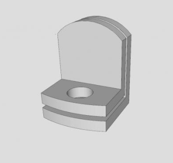 组合锁硬件SU模型下载_sketchup草图大师SKP模型