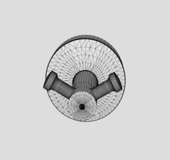 不锈钢衣钩SU模型下载_sketchup草图大师SKP模型