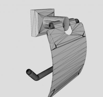 卫生纸架SU模型下载_sketchup草图大师SKP模型