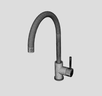 无铅厨房龙头SU模型下载_sketchup草图大师SKP模型