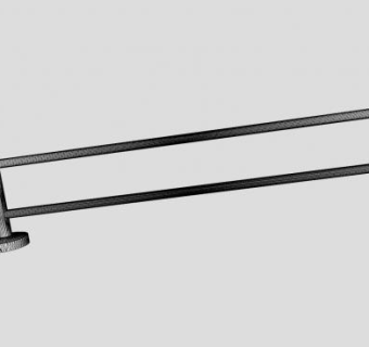 双杠毛巾架SU模型下载_sketchup草图大师SKP模型