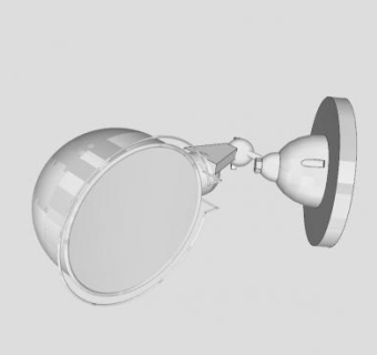 壁式烛台灯SU模型下载_sketchup草图大师SKP模型