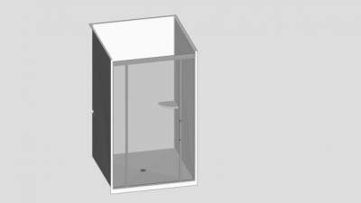 玻璃纤维淋浴间SU模型下载_sketchup草图大师SKP模型