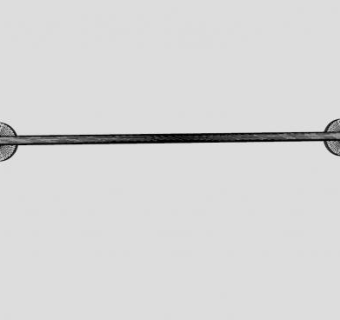 单杠毛巾架SU模型下载_sketchup草图大师SKP模型