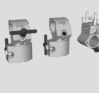 敲击乐器五金配件SU模型下载_sketchup草图大师SKP模型