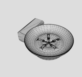 壁式肥皂架SU模型下载_sketchup草图大师SKP模型