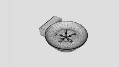 壁式肥皂架SU模型下载_sketchup草图大师SKP模型