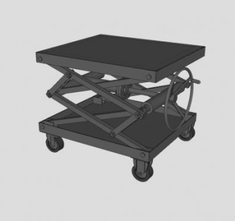 升降台SU模型下载_sketchup草图大师SKP模型