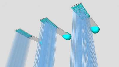 可调淋浴旋转头花洒SU模型下载_sketchup草图大师SKP模型