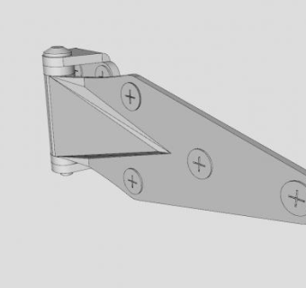 固定铰链SU模型下载_sketchup草图大师SKP模型