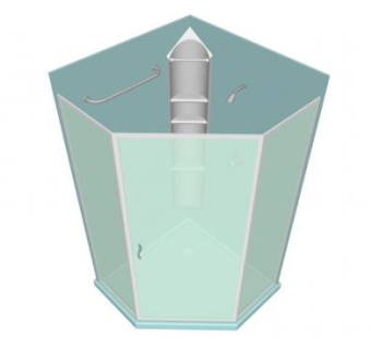 玻璃封闭淋浴器SU模型下载_sketchup草图大师SKP模型