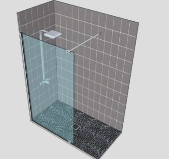 意大利淋浴房SU模型下载_sketchup草图大师SKP模型