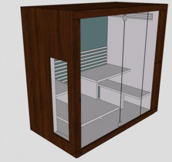 养生沐浴桑拿SU模型下载_sketchup草图大师SKP模型