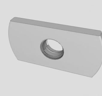 t型槽螺母SU模型下载_sketchup草图大师SKP模型