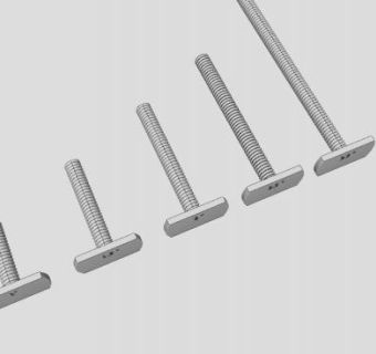 t形螺栓SU模型下载_sketchup草图大师SKP模型