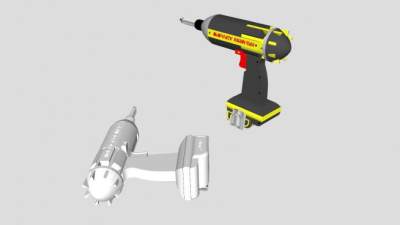 电钻SU模型下载_sketchup草图大师SKP模型