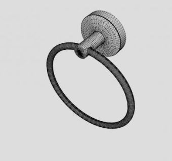毛巾环SU模型下载_sketchup草图大师SKP模型