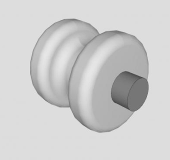 中性轴绝缘子SU模型下载_sketchup草图大师SKP模型