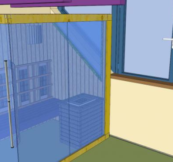 玻璃桑拿室SU模型下载_sketchup草图大师SKP模型