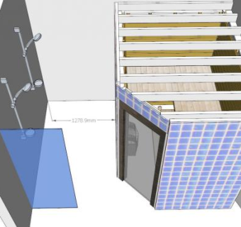 浴室双人桑拿SU模型下载_sketchup草图大师SKP模型