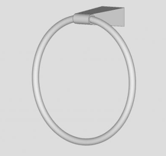 毛巾挂环SU模型下载_sketchup草图大师SKP模型