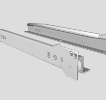 抽屉滑轨SU模型下载_sketchup草图大师SKP模型