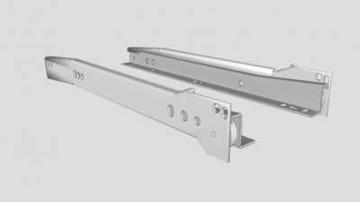 抽屉滑轨SU模型下载_sketchup草图大师SKP模型