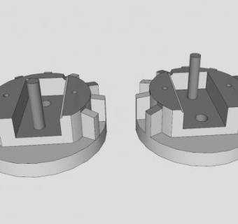 测压传感器SU模型下载_sketchup草图大师SKP模型