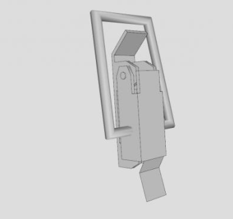 门闩锁SU模型下载_sketchup草图大师SKP模型