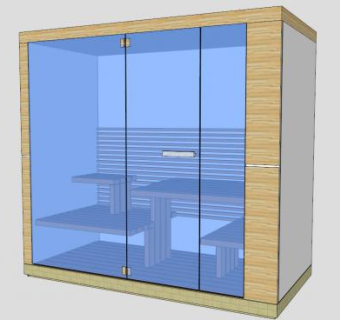 土耳其浴桑拿SU模型下载_sketchup草图大师SKP模型