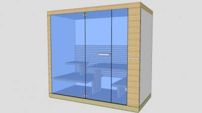土耳其浴桑拿SU模型下载_sketchup草图大师SKP模型