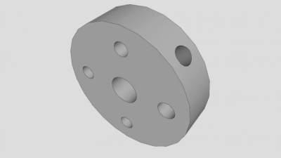 螺纹孔SU模型下载_sketchup草图大师SKP模型