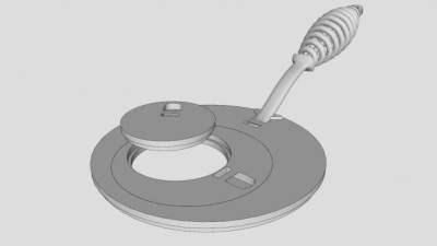 炉把手和盖子SU模型下载_sketchup草图大师SKP模型