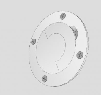 环拉把手SU模型下载_sketchup草图大师SKP模型