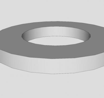 平垫圈SU模型下载_sketchup草图大师SKP模型