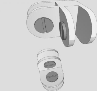 玻璃连接器SU模型下载_sketchup草图大师SKP模型