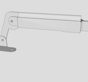 顶盖支架SU模型下载_sketchup草图大师SKP模型