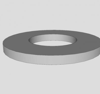 小型金属垫圈SU模型下载_sketchup草图大师SKP模型