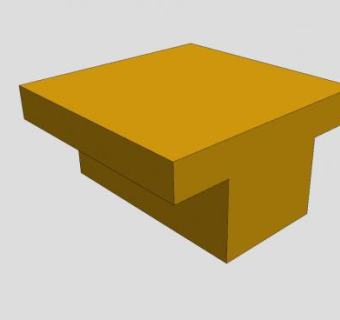 方形拉手SU模型下载_sketchup草图大师SKP模型
