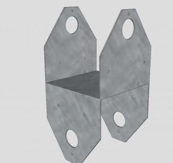 支柱梁帽SU模型下载_sketchup草图大师SKP模型