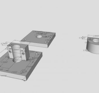 管支架夹具SU模型下载_sketchup草图大师SKP模型