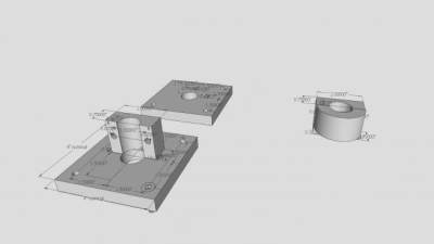 管支架夹具SU模型下载_sketchup草图大师SKP模型