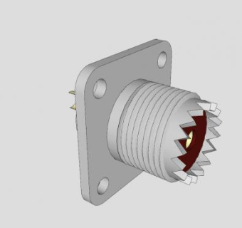 超高频连接器SU模型下载_sketchup草图大师SKP模型