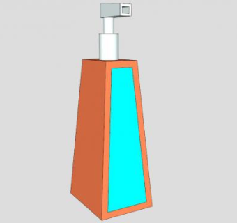洗涤肥皂瓶子SU模型下载_sketchup草图大师SKP模型